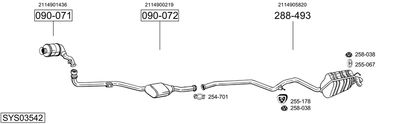 BOSAL SYS03542
