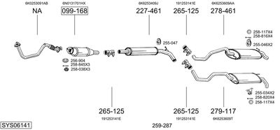 BOSAL SYS06141