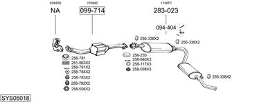 BOSAL SYS05018