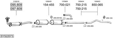 BOSAL SYS22073 BOSAL SYS22073