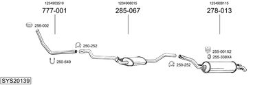 BOSAL SYS20139