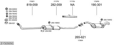 BOSAL SYS05050