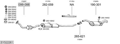 BOSAL SYS22261