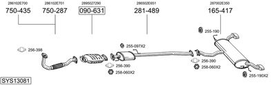 BOSAL SYS13081