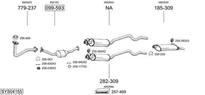 BOSAL SYS04155