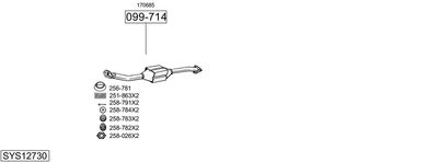 BOSAL SYS12730