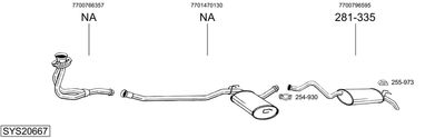 BOSAL SYS20667 BOSAL SYS20667