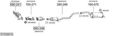 BOSAL SYS28016
