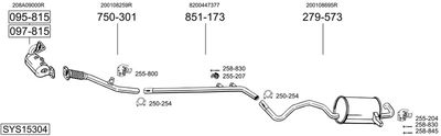 BOSAL SYS15304 BOSAL SYS15304