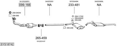 BOSAL SYS18742 BOSAL SYS18742
