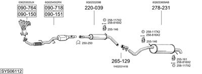 BOSAL SYS06112