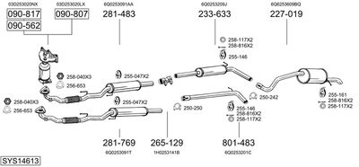 BOSAL SYS14613