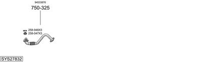 BOSAL SYS27832