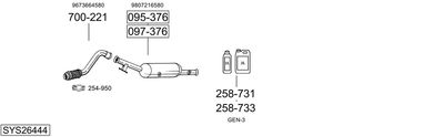 BOSAL SYS26444