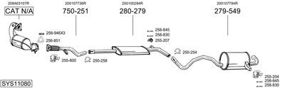 BOSAL SYS11080