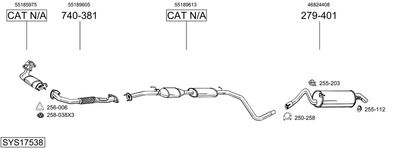 BOSAL SYS17538
