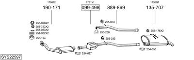 BOSAL SYS22597