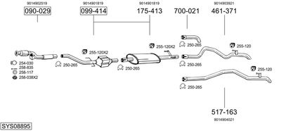 BOSAL SYS08895