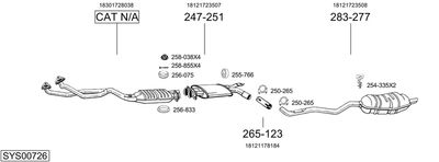 BOSAL SYS00726
