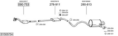 BOSAL SYS05754 BOSAL SYS05754