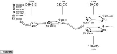 BOSAL SYS10918