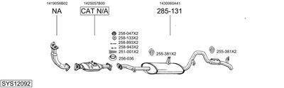 BOSAL SYS12092