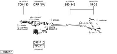 BOSAL SYS14261