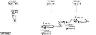 BOSAL SYS14152