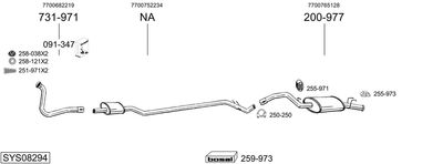 BOSAL SYS08294