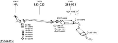 BOSAL SYS18563