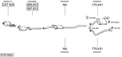 BOSAL SYS19361