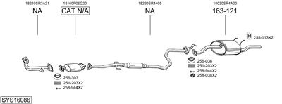 BOSAL SYS16086