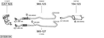 BOSAL SYS08194 BOSAL SYS08194