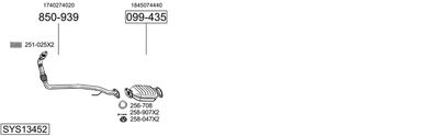 BOSAL SYS13452