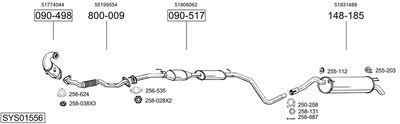 BOSAL SYS01556 BOSAL SYS01556