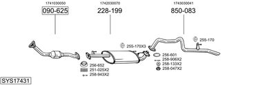 BOSAL SYS17431
