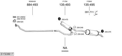 BOSAL SYS08617