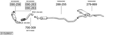 BOSAL SYS28837