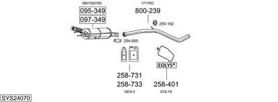 BOSAL SYS24070