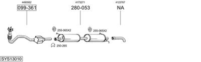 BOSAL SYS13010 BOSAL SYS13010