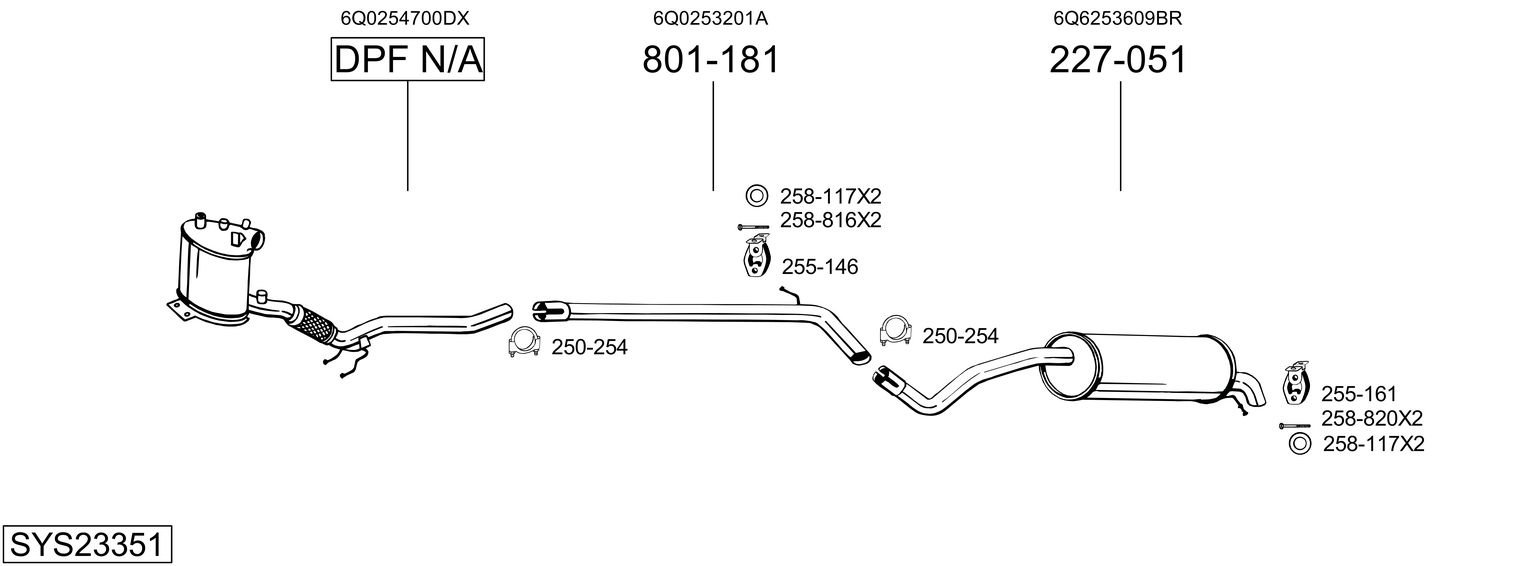 BOSAL SYS23351