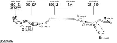 BOSAL SYS05839 BOSAL SYS05839