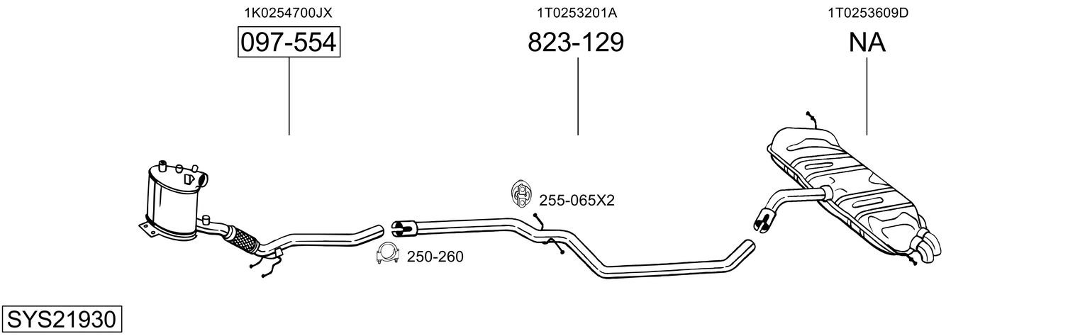 BOSAL SYS21930