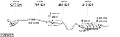 BOSAL SYS06002