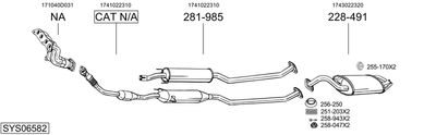 BOSAL SYS06582