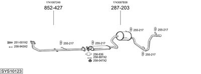 BOSAL SYS10123
