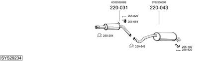 BOSAL SYS29234 BOSAL SYS29234
