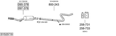 BOSAL SYS25719