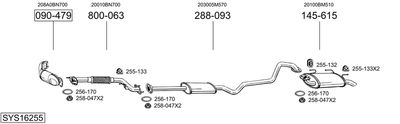 BOSAL SYS16255