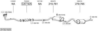 BOSAL SYS21025